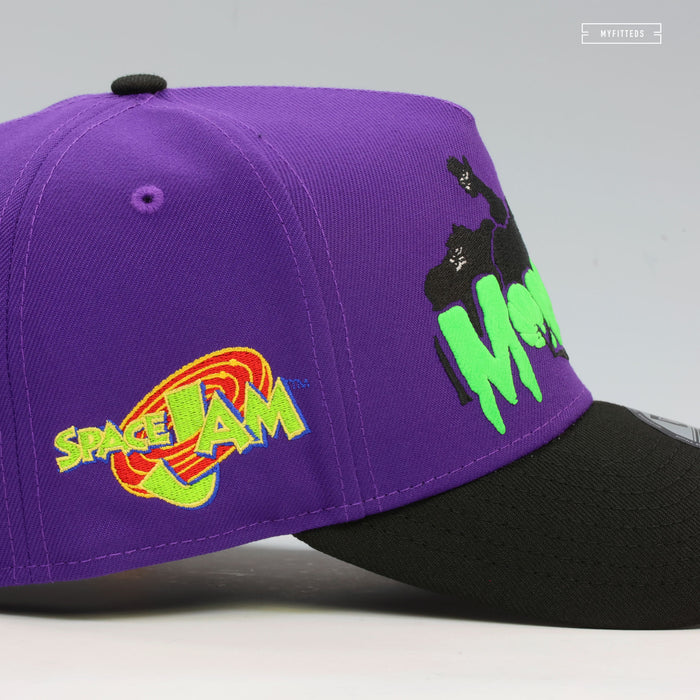 SPACE JAM MONSTARS GLOW IN THE DARK PUFF PRINT 9FIFTY A-FRAME NEW ERA SNAPBACK HAT