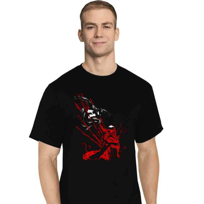 Shirts T-Shirts, Tall / Large / Black Spider VS Carnage