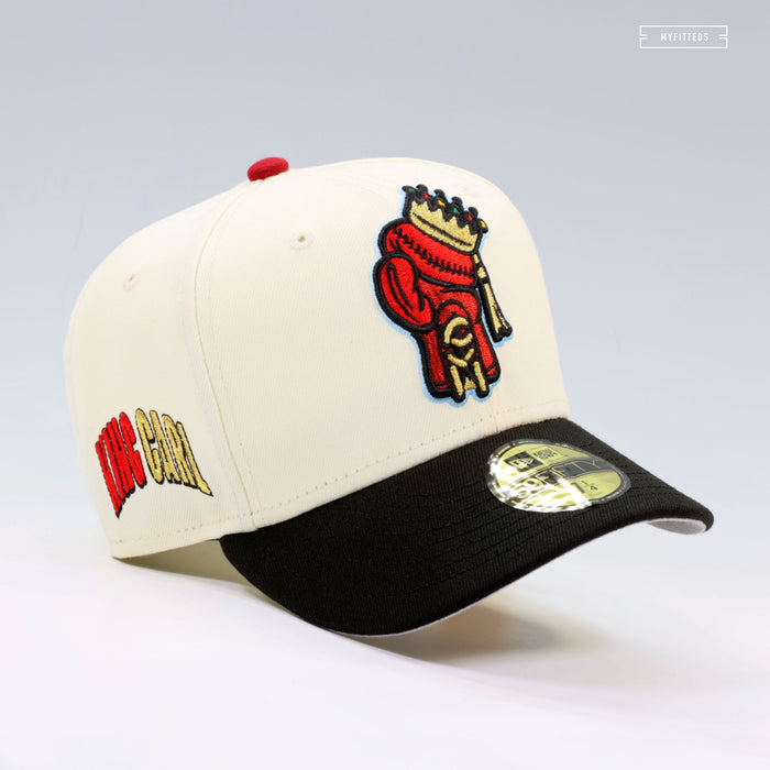 SPOKANE INDIANS KING CARL OFF WHITE NEW ERA FITTED CAP