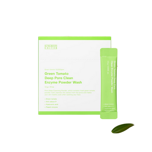 [Sungboon Editor] Green Tomato Deep Pore Clean Enzyme Powder Wash 1.5gX10ea-Luxiface.com