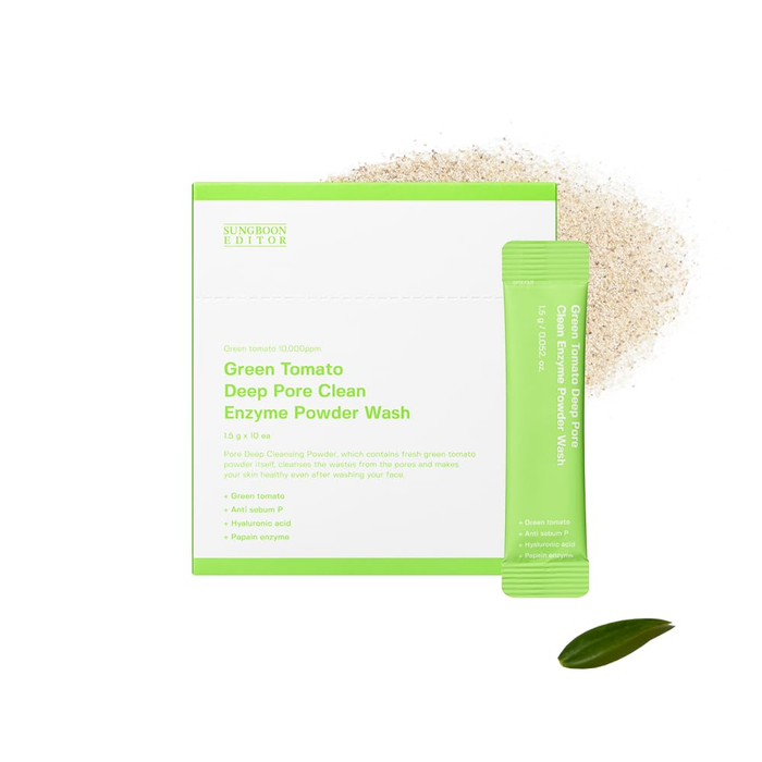 [Sungboon Editor] Green Tomato Deep Pore Clean Enzyme Powder Wash 1.5gX10ea-Luxiface.com