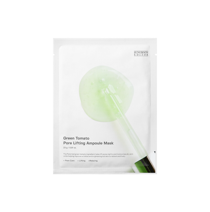[SUNGBOON EDITOR] Green Tomato Pore Lifting Ampoule Mask 23g*10pcs-Luxiface.com