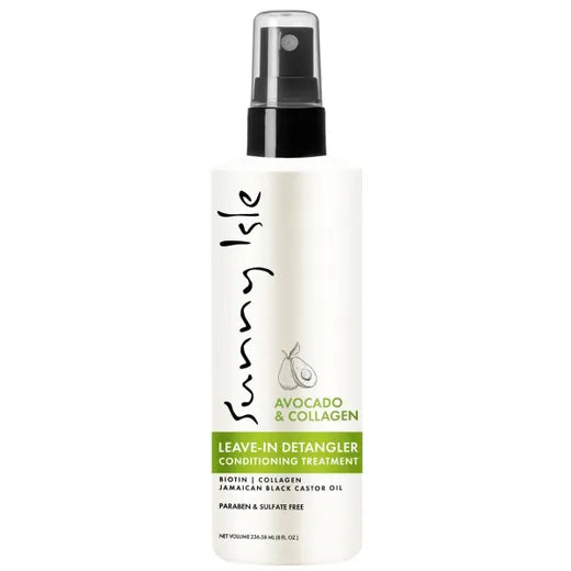 Sunny Isle Avocado & Collagen Leave-In Detangler Conditioning Treatment 236ml