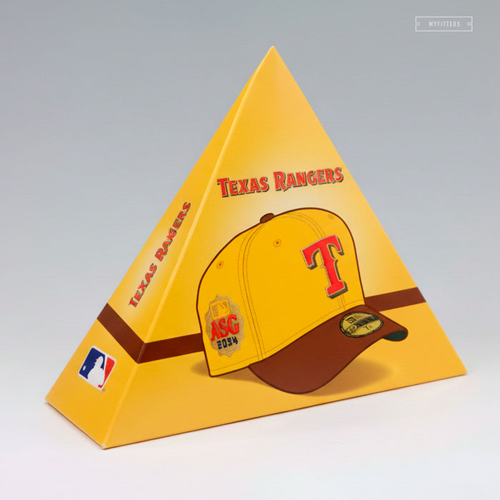 TEXAS RANGERS 2024 MLB ALL-STAR GAME TOBLERONE INSPIRED NEW ERA FITTED CAP