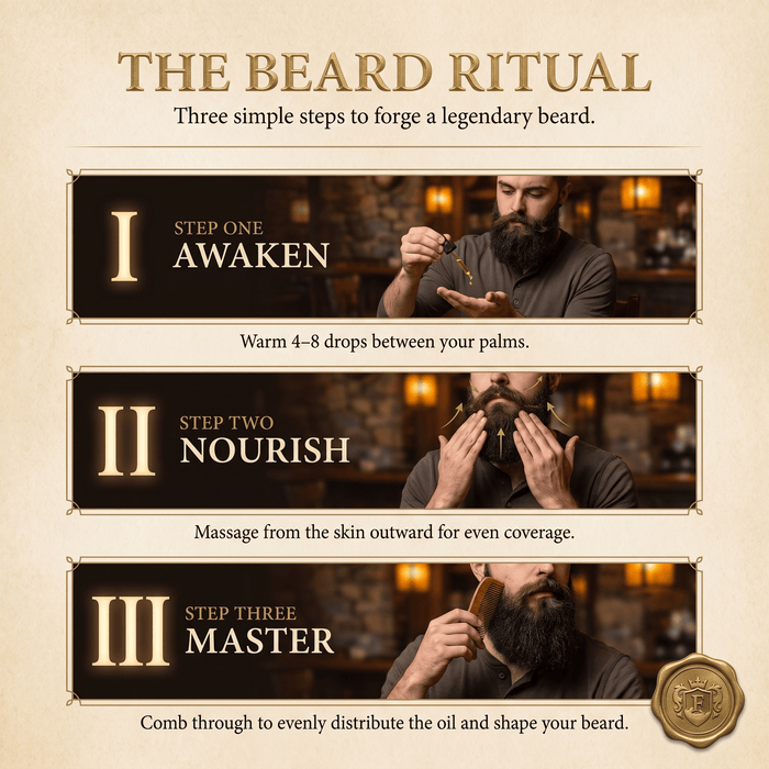 The Troll - Beard Oil - Sandalwood Pipe, Refreshing Stream, Bright Spring Air