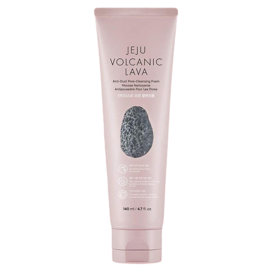 [The face shop] Jeju Volcanic Lava Anti-Dust Pore-Cleansing Foam 140ml-Foaming Cleanser-Luxiface.com