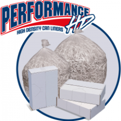 TRASHBAG/ Light Duty/ 24"w x 24"h 6 micron Item# PHD10MC