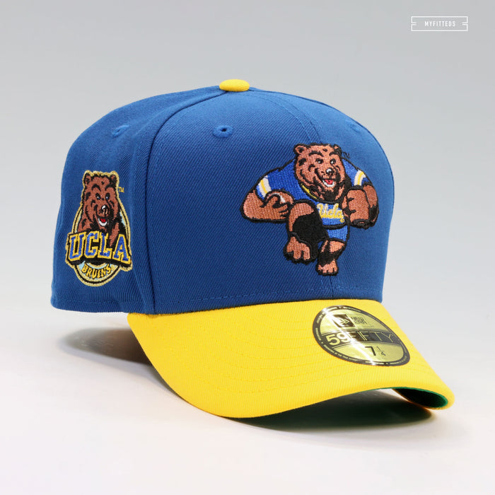 UCLA BRUINS FOOTBALL NCAA NIKE DUNK INSPIRED NEW ERA FITTED CAP