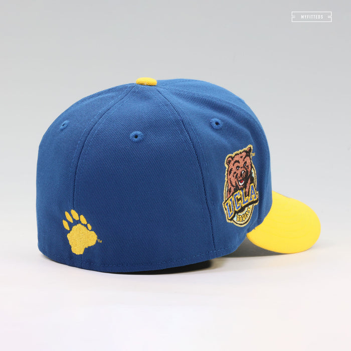 UCLA BRUINS FOOTBALL NCAA NIKE DUNK INSPIRED NEW ERA FITTED CAP