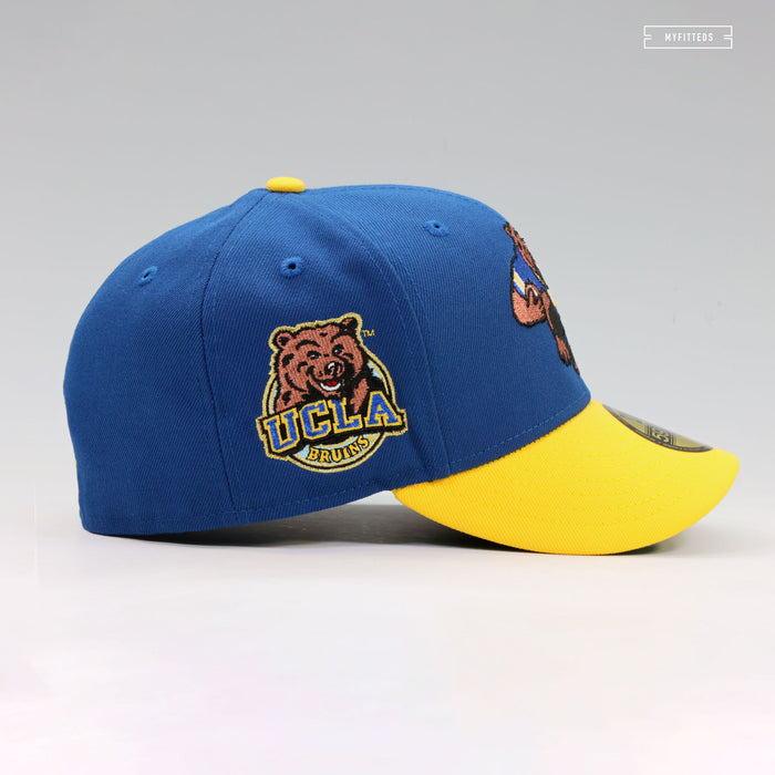 UCLA BRUINS FOOTBALL NCAA NIKE DUNK INSPIRED NEW ERA FITTED CAP