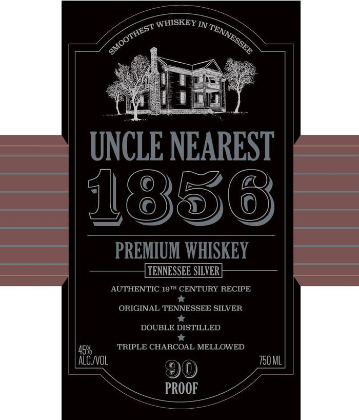 Uncle Nearest 1856 Tennesee Silver Silver Whiskey Uncle Nearest
