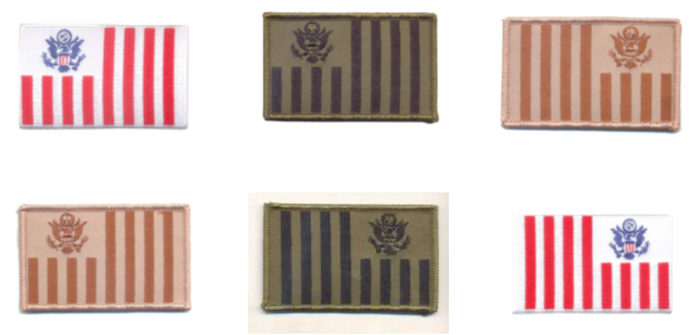 US Customs Ensign (Small 2 x 3.25") Patch (CBP Ensign)