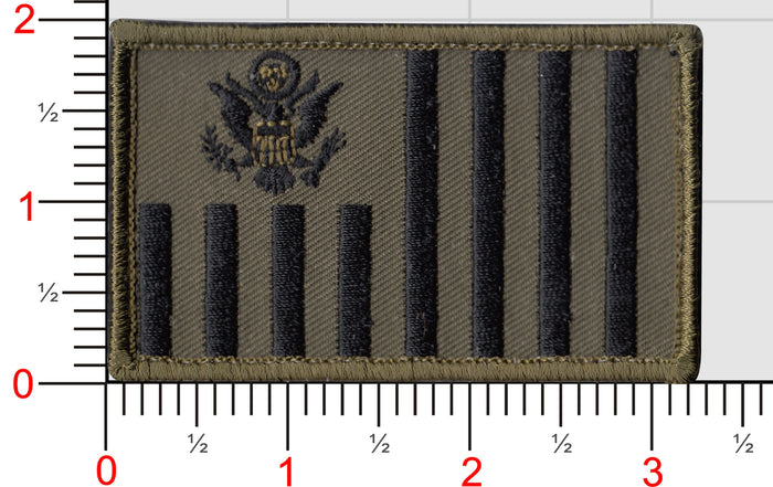 OD Green / With Hook and Loop / Left Shoulder