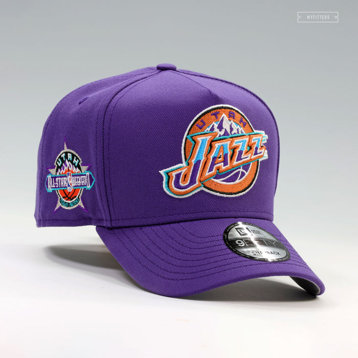 UTAH JAZZ 1993 NBA ALL-STAR GAME NBA HWC 9FIFTY A-FRAME NEW ERA SNAPBACK HAT