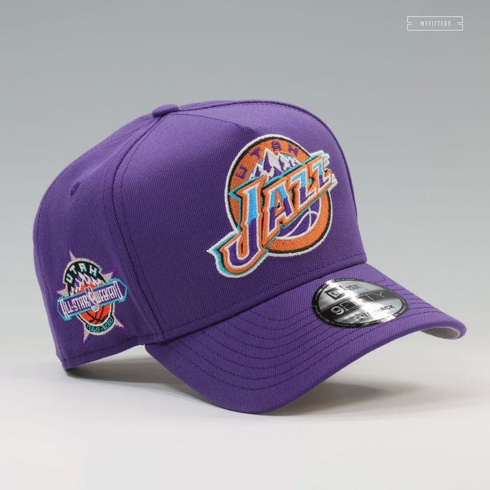 UTAH JAZZ 1993 NBA ALL-STAR GAME NBA HWC 9FIFTY A-FRAME NEW ERA SNAPBACK HAT