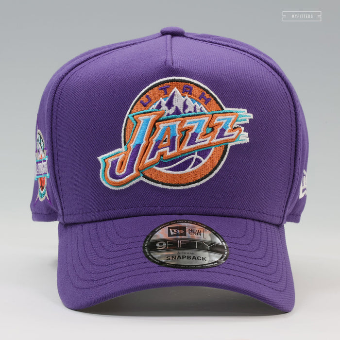 UTAH JAZZ 1993 NBA ALL-STAR GAME NBA HWC 9FIFTY A-FRAME NEW ERA SNAPBACK HAT