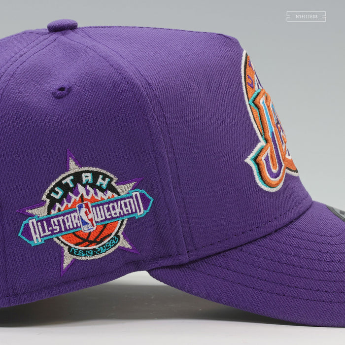 UTAH JAZZ 1993 NBA ALL-STAR GAME NBA HWC 9FIFTY A-FRAME NEW ERA SNAPBACK HAT