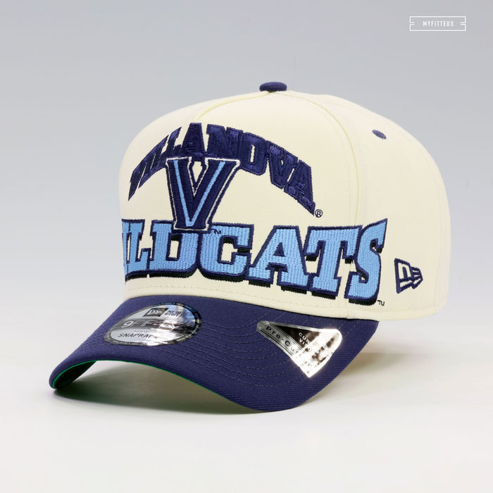 VILLANOVA WILDCATS MARCH MADNESS OVERSIZED 9FIFTY A-FRAME NEW ERA SNAPBACK HAT