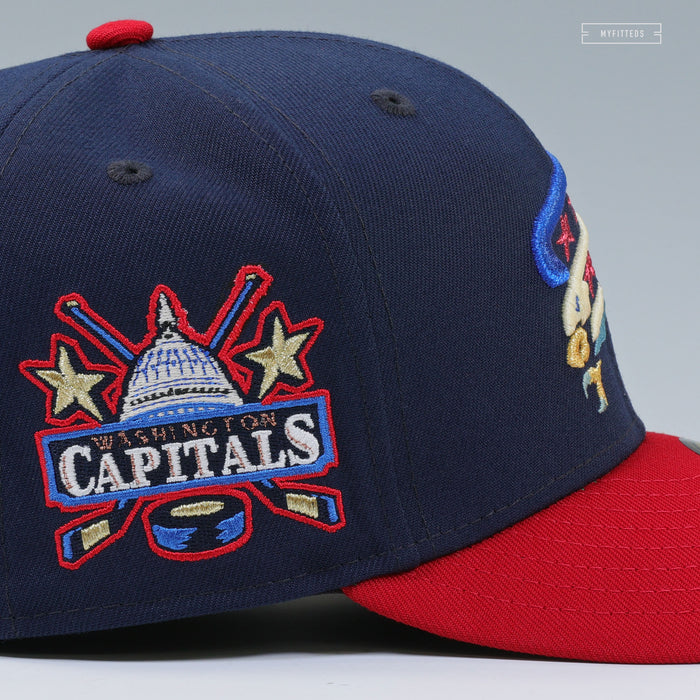 WASHINGTON CAPITALS SCREAMING EAGLE TRACE OVECHKIN NHL GOALS LEADER NEW ERA CAP