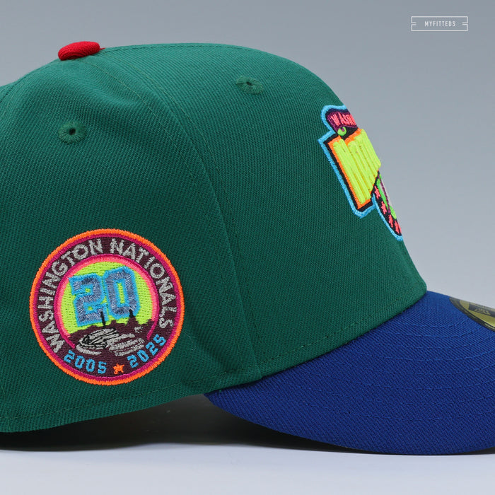 WASHINGTON NATIONALS 20TH ANNIVERSARY NIKE ACG COLORS INSPIRED NEW ERA FITTED CAP