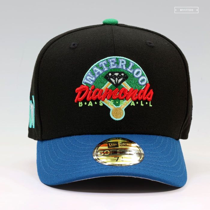 WATERLOO DIAMONDS BASEBALL NES MINI INSPIRED NEW ERA FITTED CAP