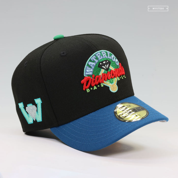 WATERLOO DIAMONDS BASEBALL NES MINI INSPIRED NEW ERA FITTED CAP