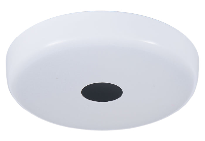 White Finish Plain Rounded Canopy Only (11781W)