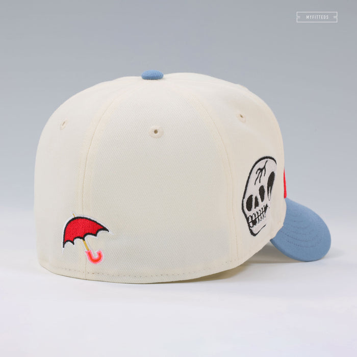 WILLIAM BIRKIN G1 FORM G-VIRUS UMBRELLA CORP RESIDENT EVIL INSPIRED NEW ERA FITTED CAP