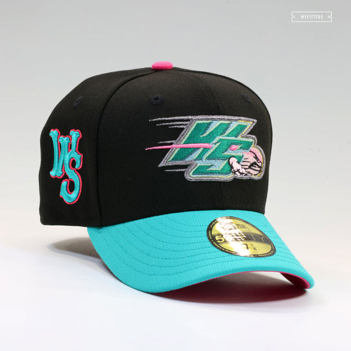 WINSTON SALEM DASH "FLIGHTS" SOUTH BEACH PRE HEAT LEBRON VIII INSPIRED NEW ERA FITTED CAP
