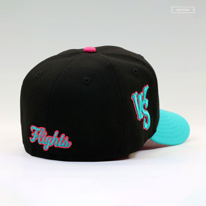 WINSTON SALEM DASH "FLIGHTS" SOUTH BEACH PRE HEAT LEBRON VIII INSPIRED NEW ERA FITTED CAP
