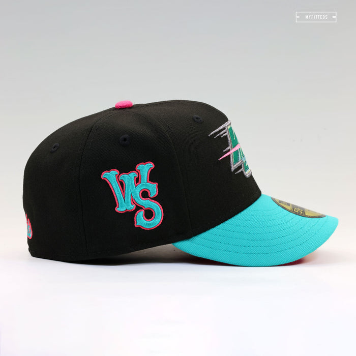 WINSTON SALEM DASH "FLIGHTS" SOUTH BEACH PRE HEAT LEBRON VIII INSPIRED NEW ERA FITTED CAP