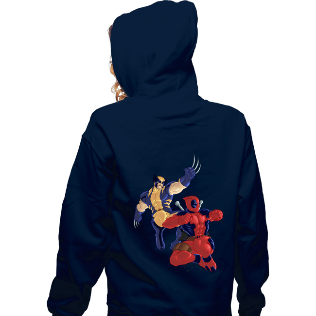 Zippered Hoodies, Unisex / Small / Navy