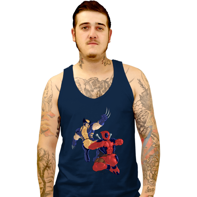 Tank Top, Unisex / Small / Navy