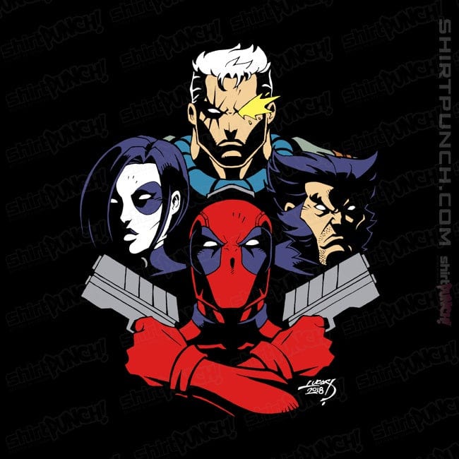 Secret_Shirts Magnets / 3"x3" / Black X-Force Rhapsody