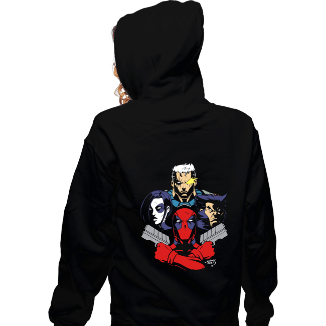 Zippered Hoodies, Unisex / Small / Black